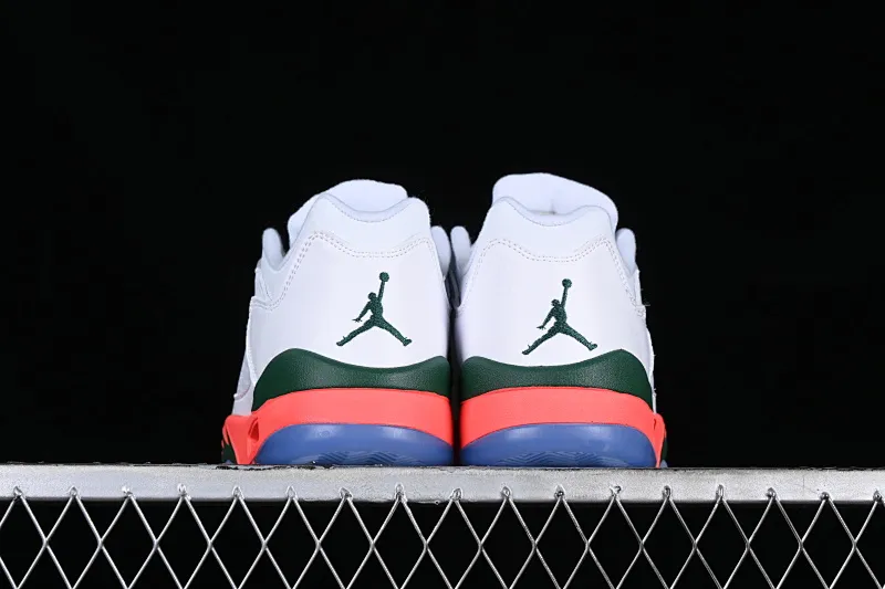 All categories Air Jordan Jordan series basketball shoes Air Jordan 5 Z version Air Jordan Retro Low AJ5 Joe 5 Knicks white blue orange low-top basketball shoes FQ1316-018